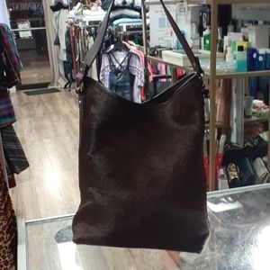 GiGi Brown Fur purse shoulder Bag